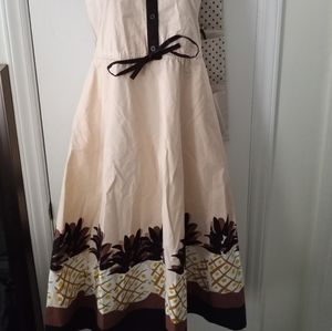 Kate Spade Vintage Style Pineapple Dress